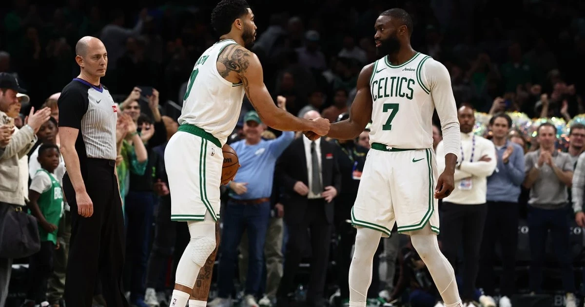 Tatum bids farewell to Brown after Celtics trade to 76ers