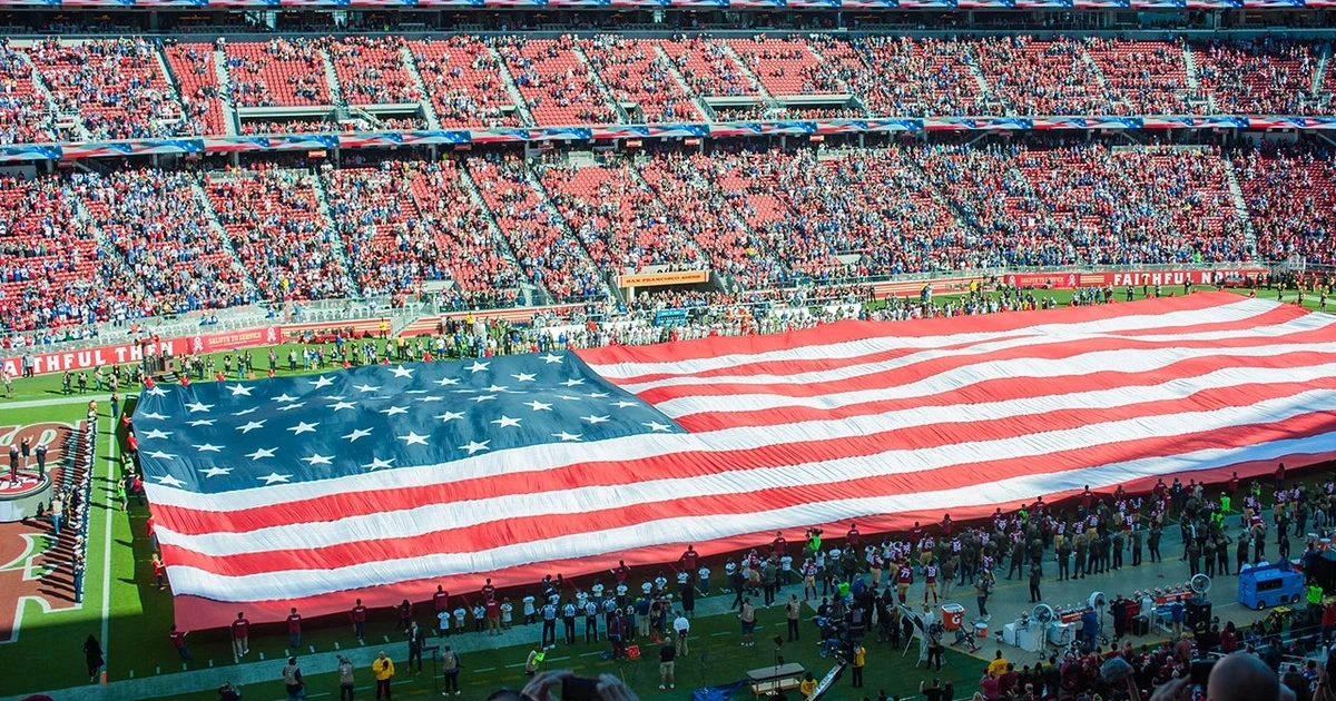 Fans celebrate football tradition as America marks 250 years