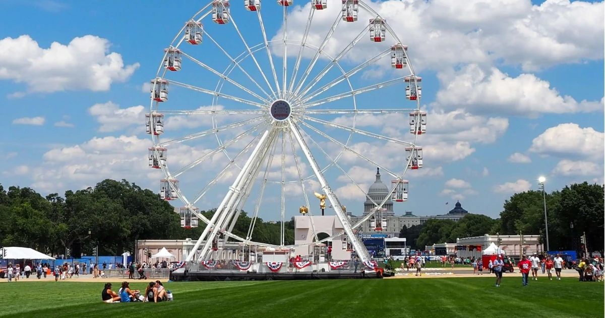 Great American State Fair opens on National Mall with 110-foot Ferris wheel