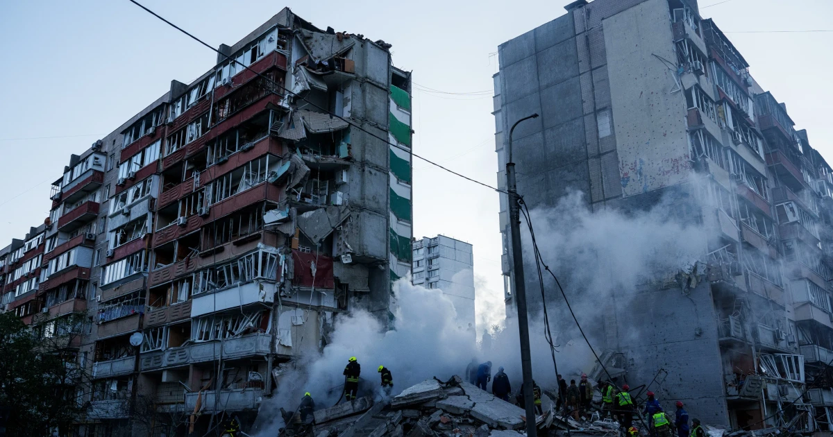 Russia strikes Kyiv with missiles and drones, injuring at least eight
