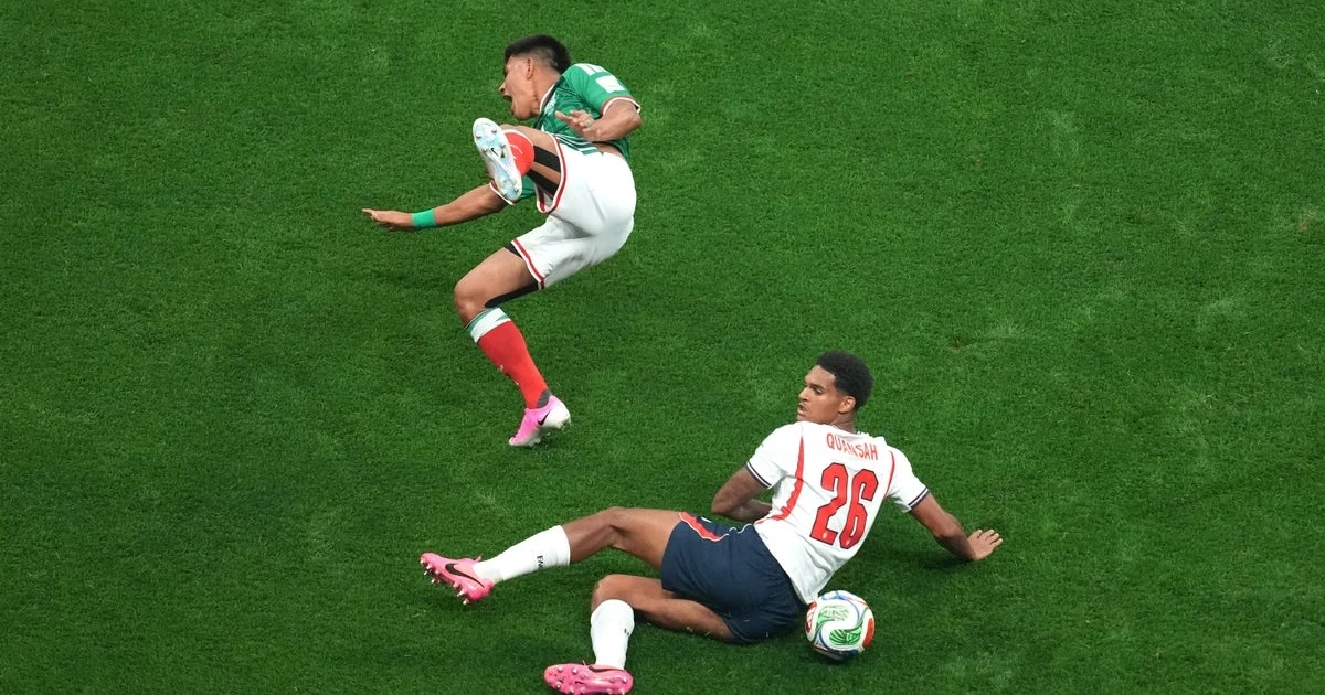 Quansah sent off as England hold lead over Mexico in World Cup clash