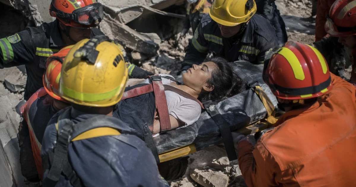 Fabiana Blanco rescued after 30 hours in Venezuela quake rubble