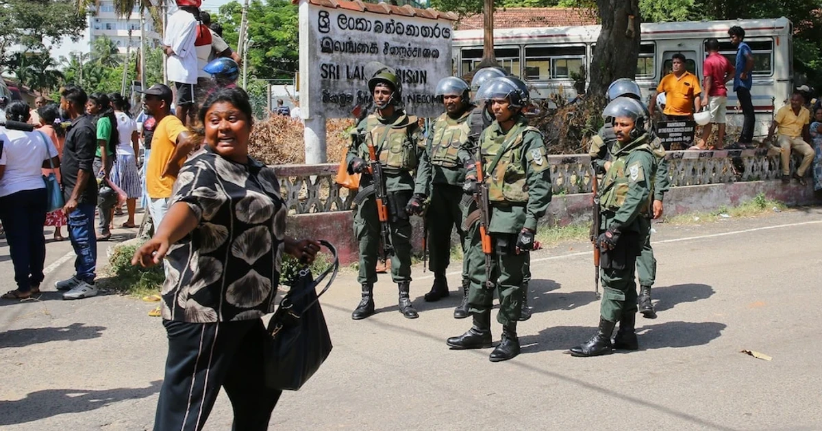 25 killed in prison clashes near Sri Lanka's capital