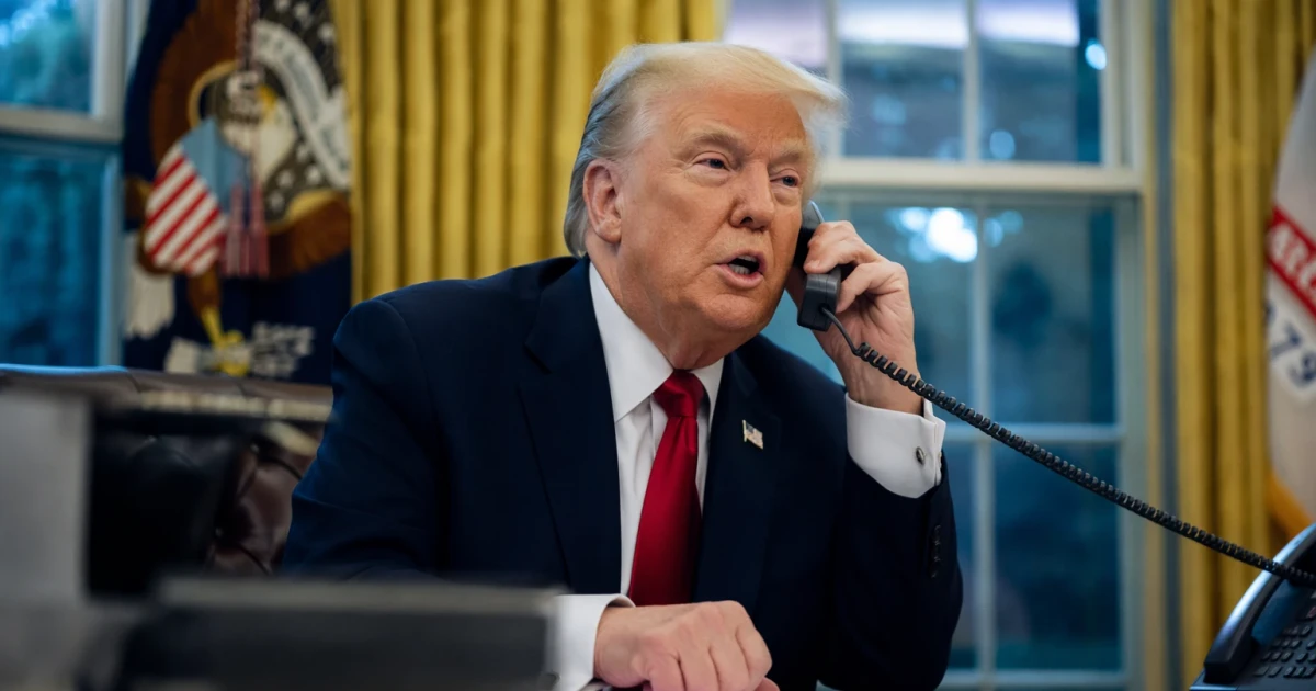 Trump discusses NATO summit, FIFA call over Balogun red card