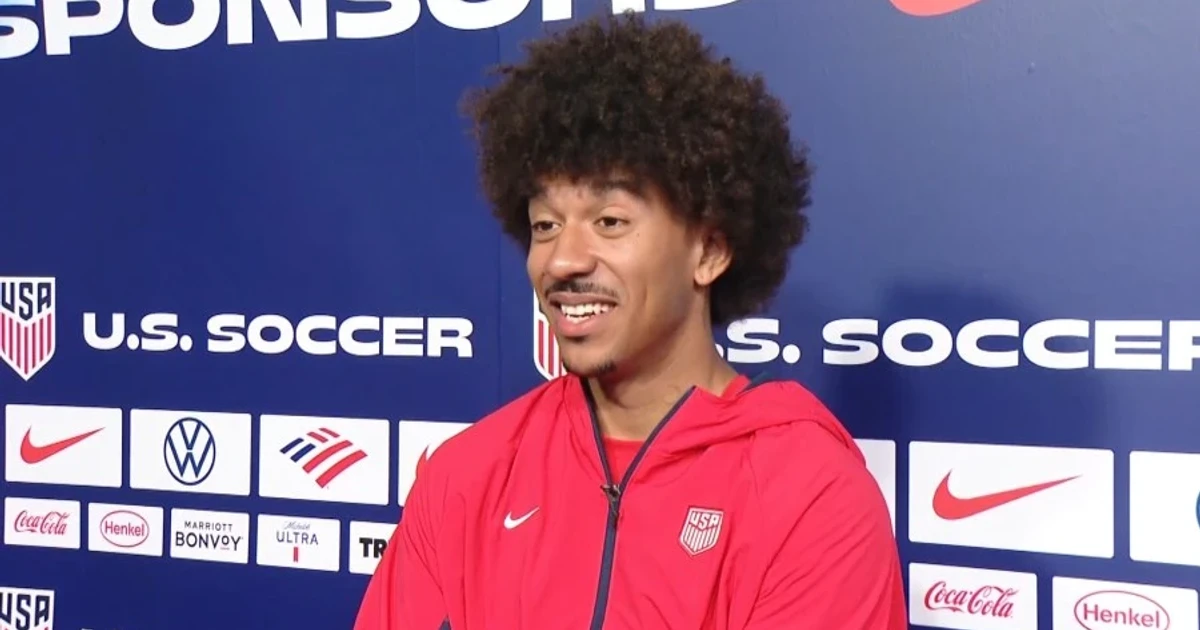 Chris Richards on USMNT reaction to Balogun's Belgium clearance