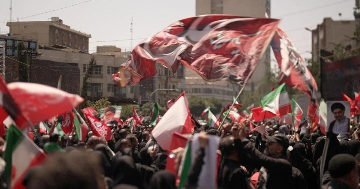 Tehran funeral for Khamenei becomes a show of defiance