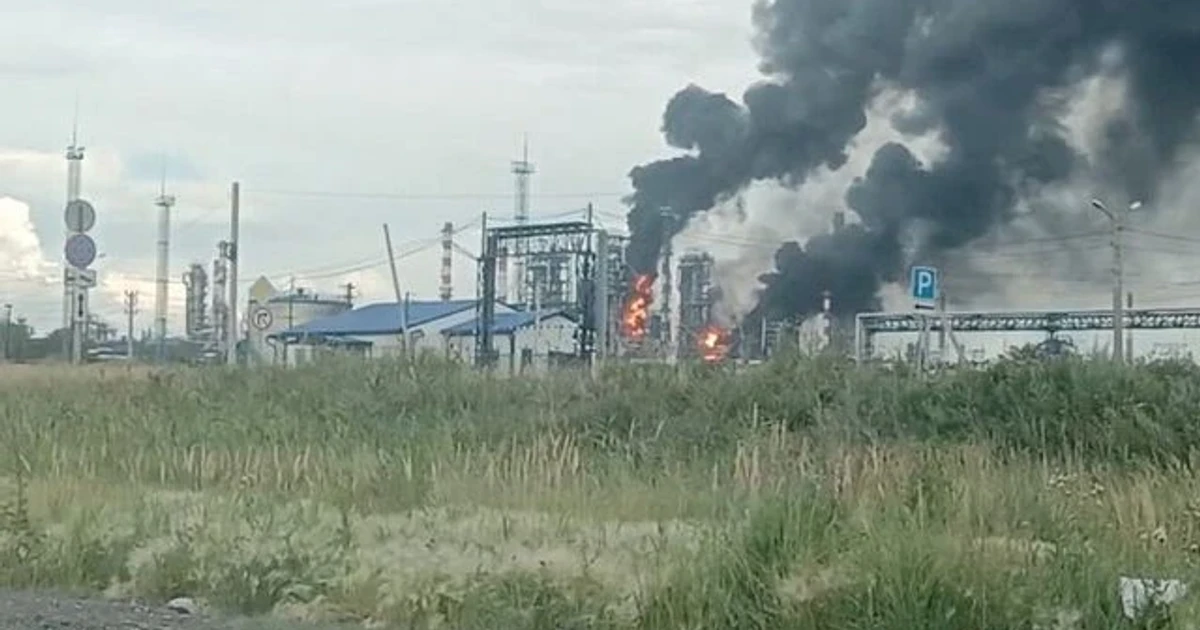 Ukraine drones strike Russia’s largest refinery in deep Siberia