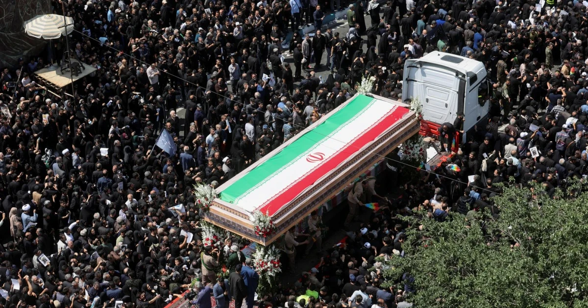 Iran stages Khamenei funeral to project defiance and unity