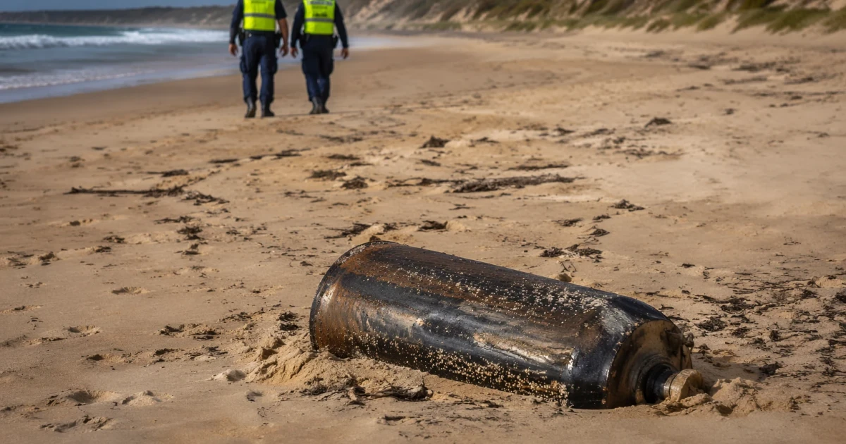 Australia beach finds suspected space junk from foreign rocket re-entry