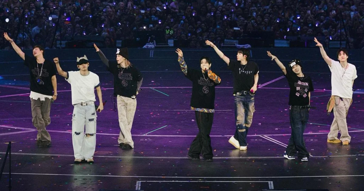 BTS joke they brought luck after England’s World Cup win