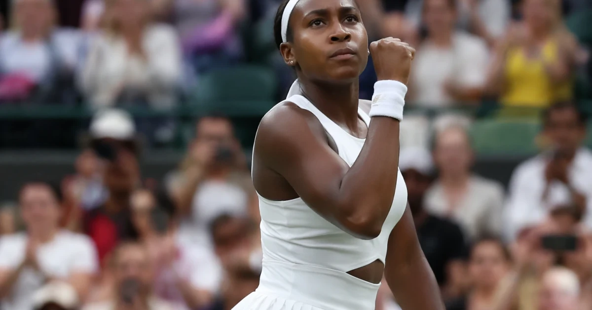 Coco Gauff reaches first Wimbledon semi-final with comeback win over Pegula