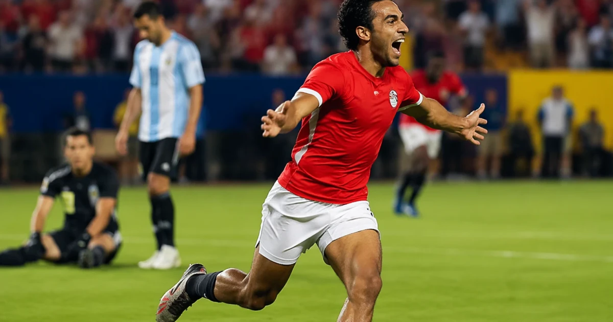 Egypt stun Argentina 2-0 in World Cup round of 16