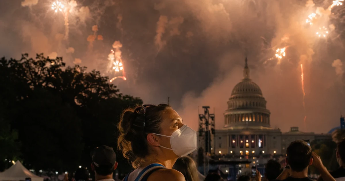 Trump's 250th birthday fireworks could drive hazardous air over Washington