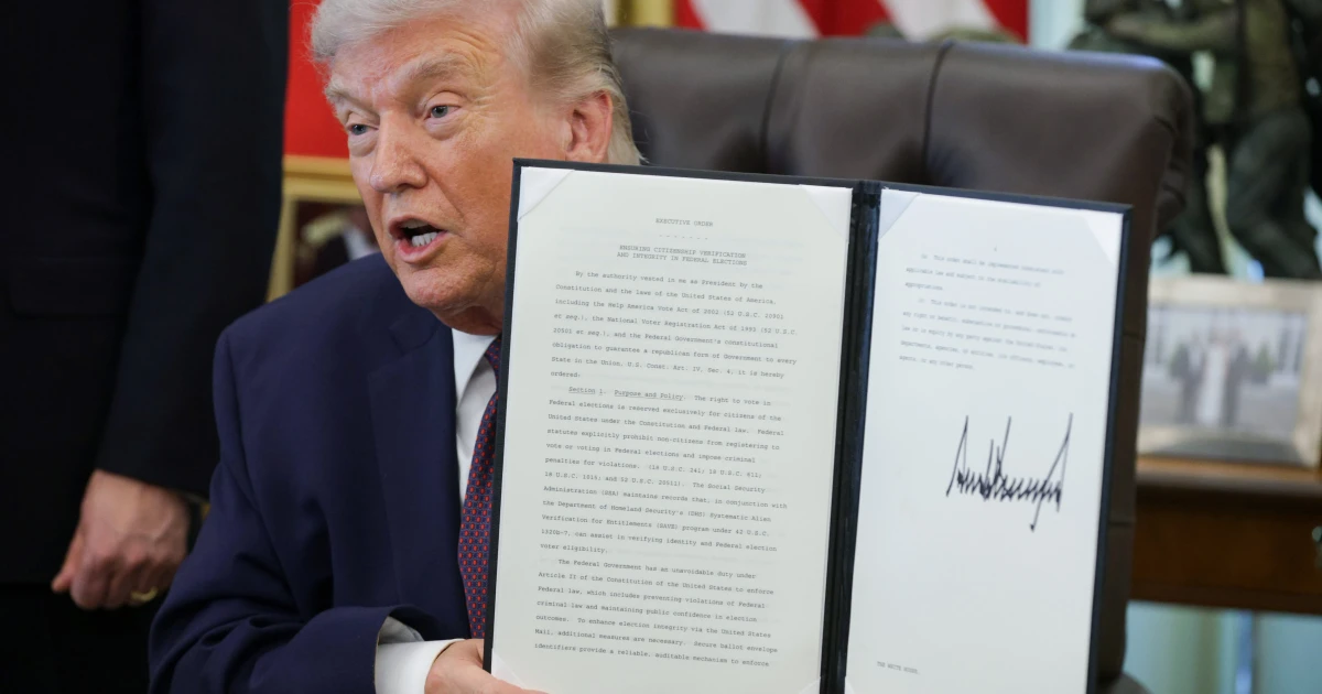 Trump threatens state funding over paper ballots and election audits
