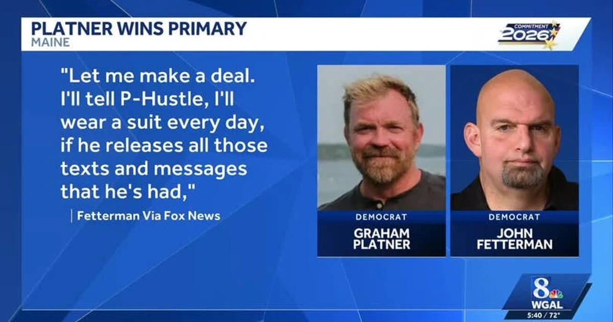 Fetterman blasts Democrats backing Platner as assault allegation deepens crisis