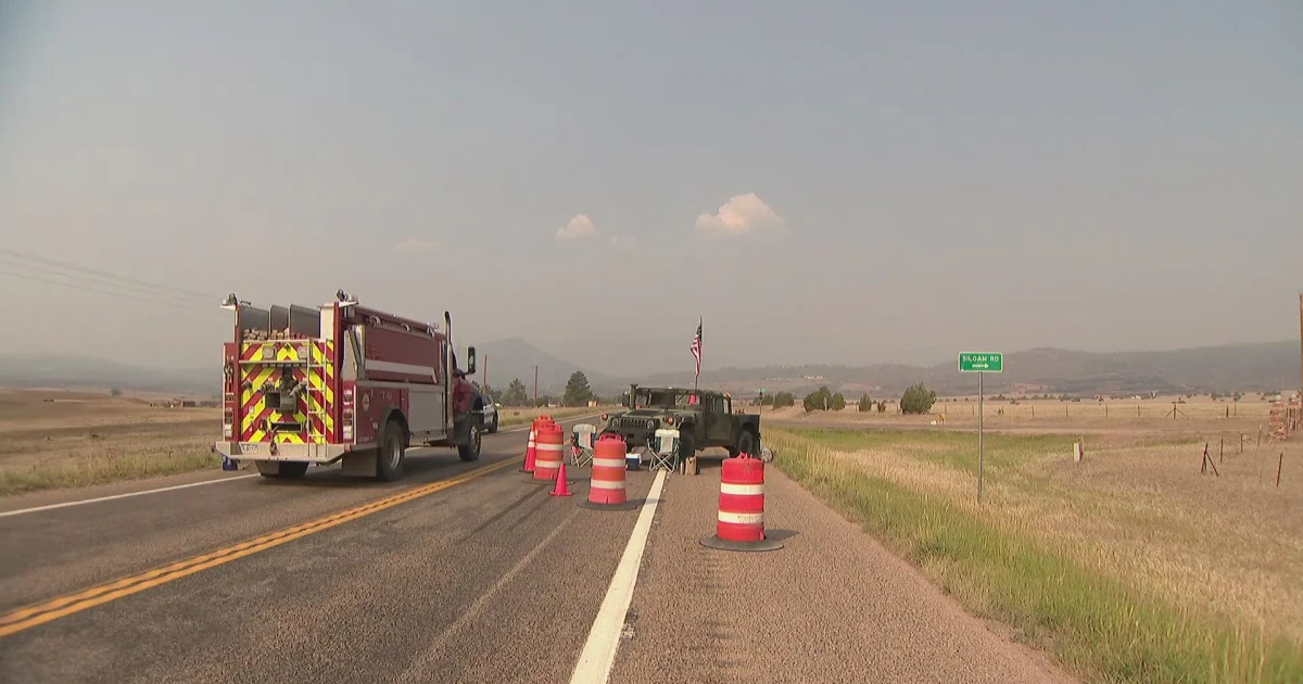 Beulah volunteer firefighters save town as Aspen Acres Fire rages on