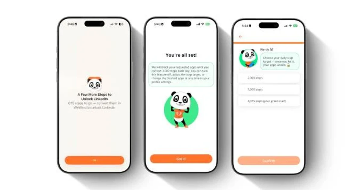 WeWard launches Walking Mode to lock apps until step goals are met