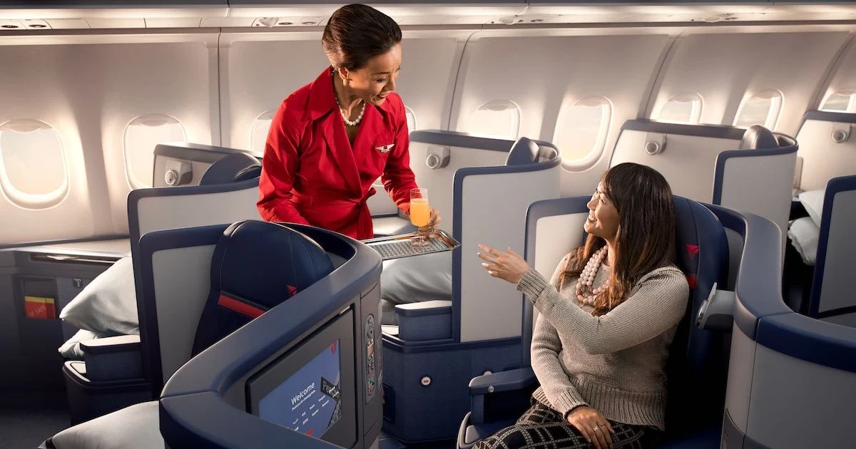 Delta adds basic fares to premium cabins, cuts perks