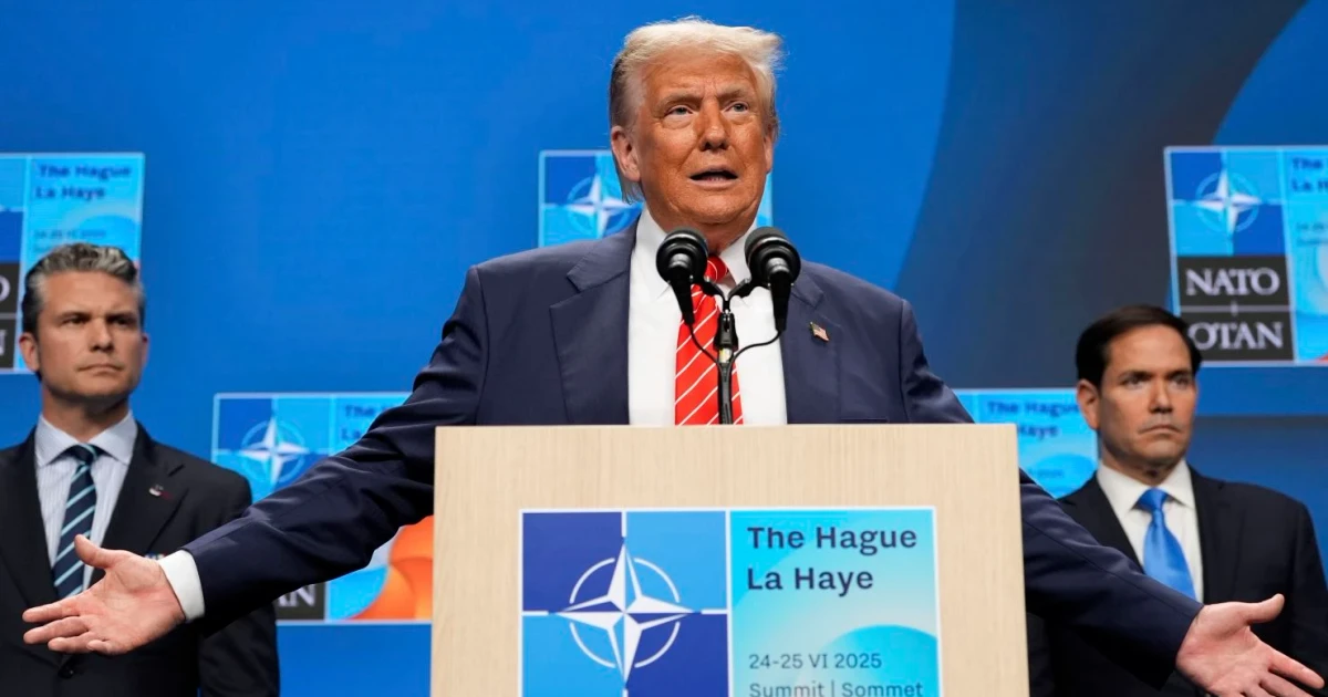 Trump threatens new strikes on Iran as NATO summit ends