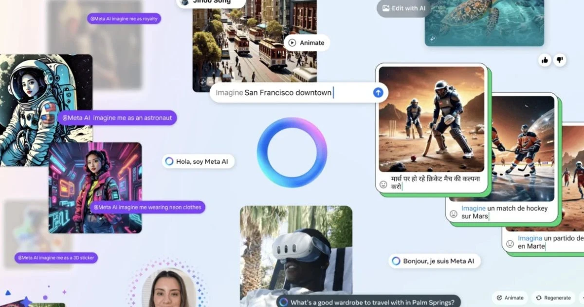 Meta’s new AI image generator can use public Instagram photos