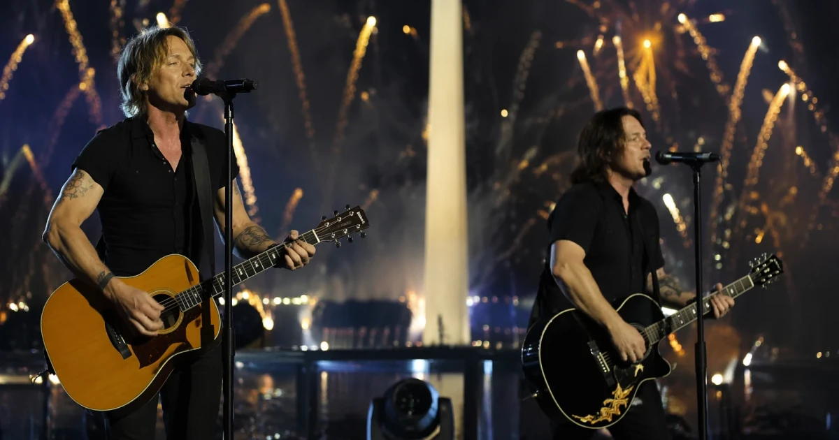 Goo Goo Dolls perform Slide as America marks 250th birthday
