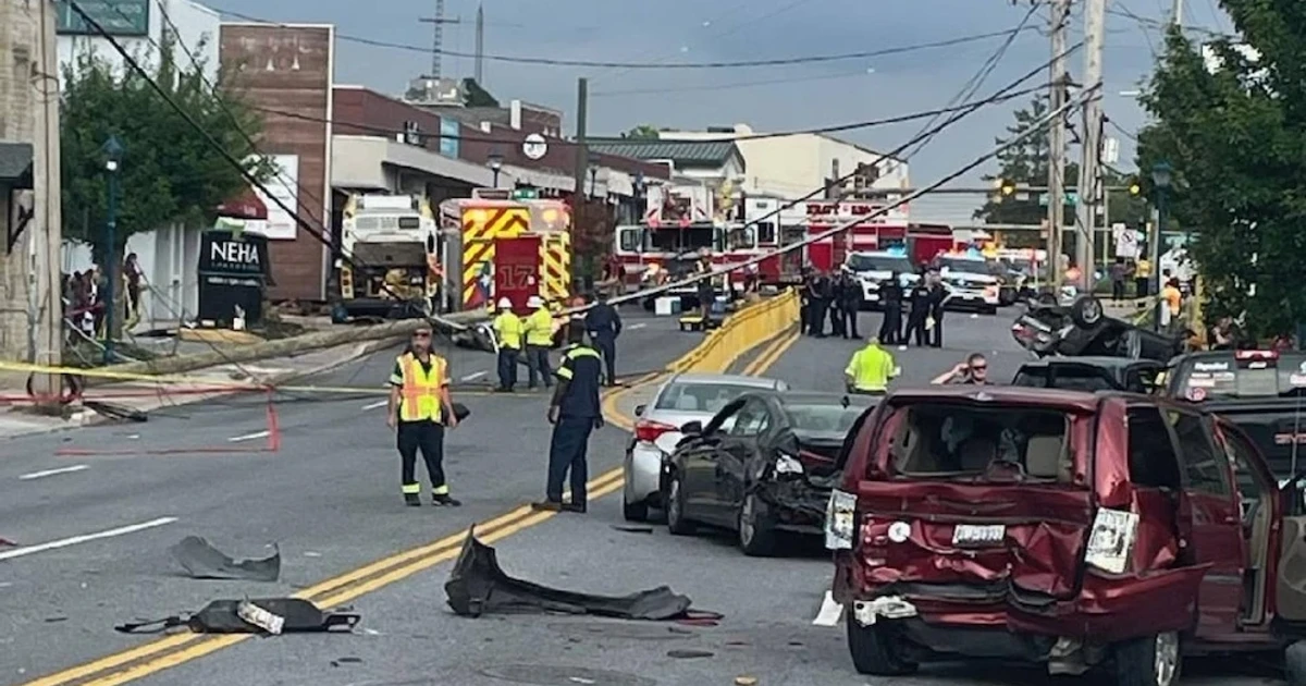 MTA bus crash in Pikesville injures 28, hits FedEx Office