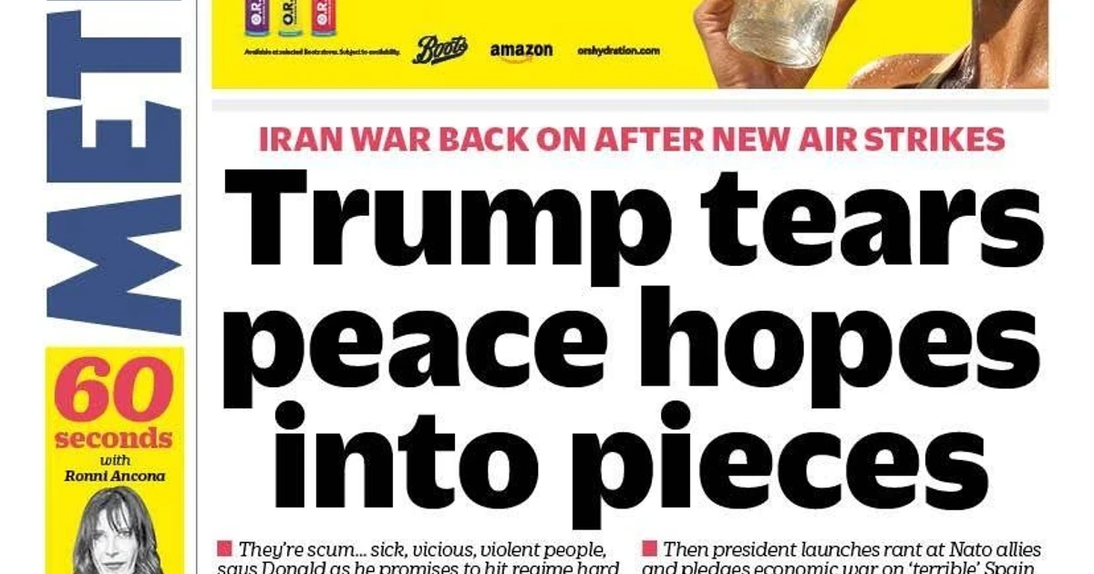Trump vows to hit Iran hard as ceasefire unravels