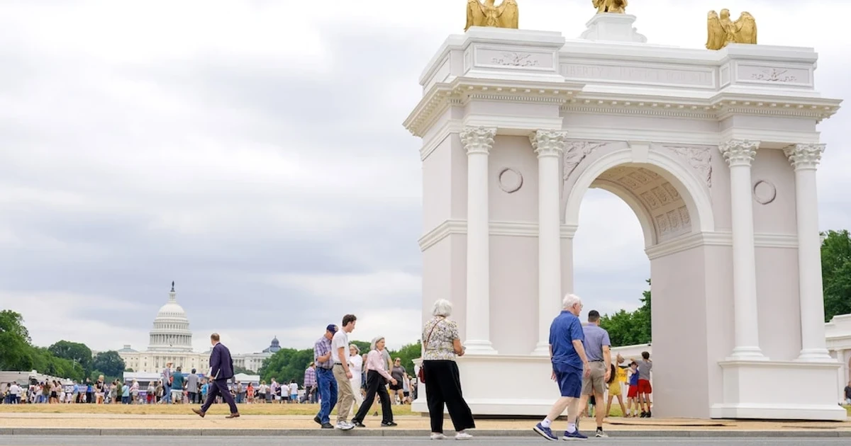 Trump’s triumphal arch project faces fresh federal review in Washington