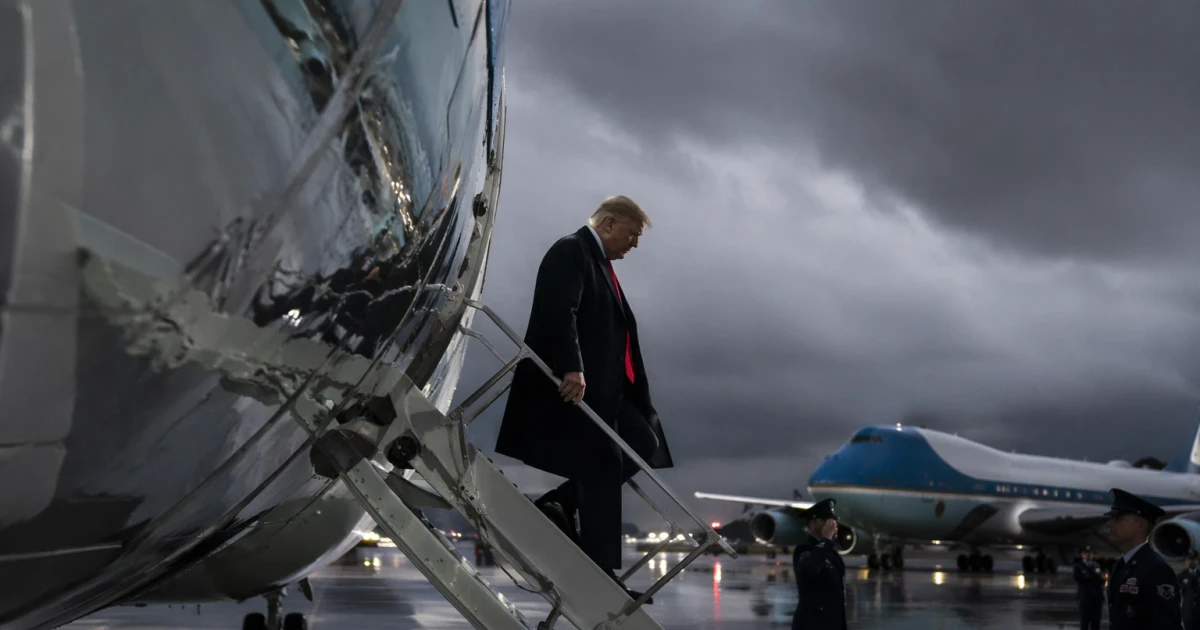 Trump swaps Air Force One planes amid renewed Iran strikes