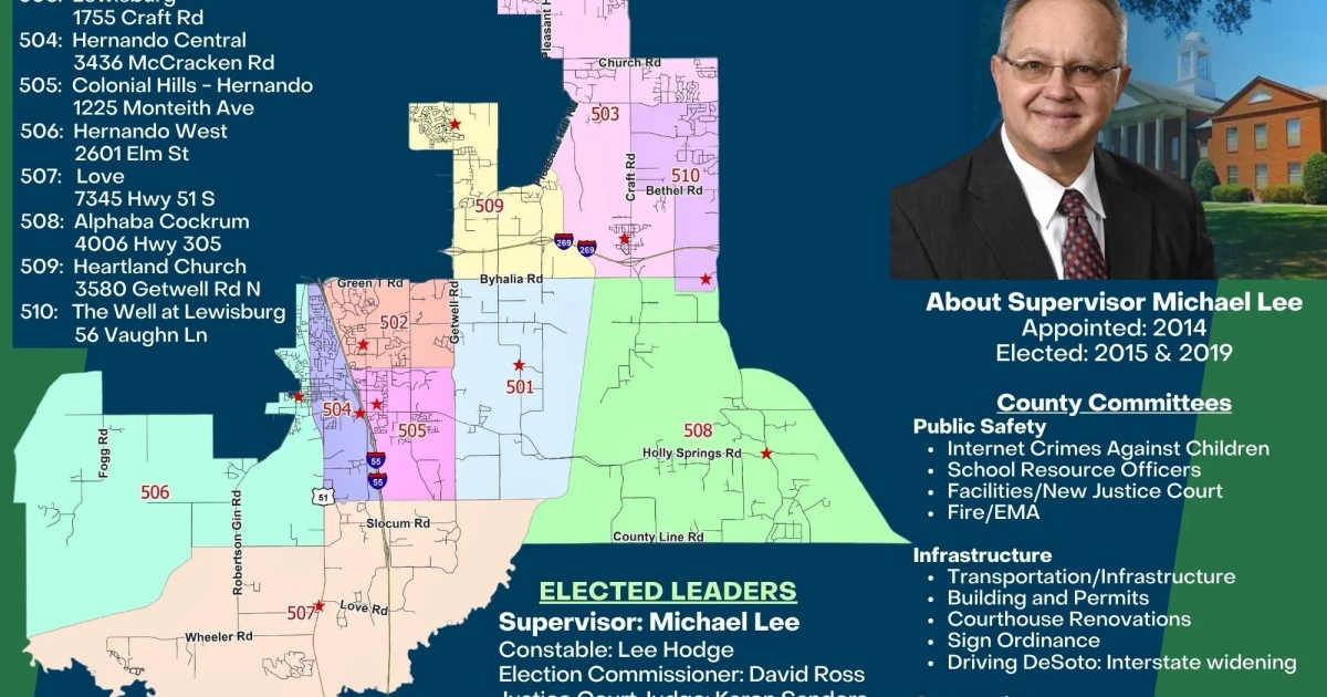 DeSoto County residents sue Mississippi over majority-Black judicial districts