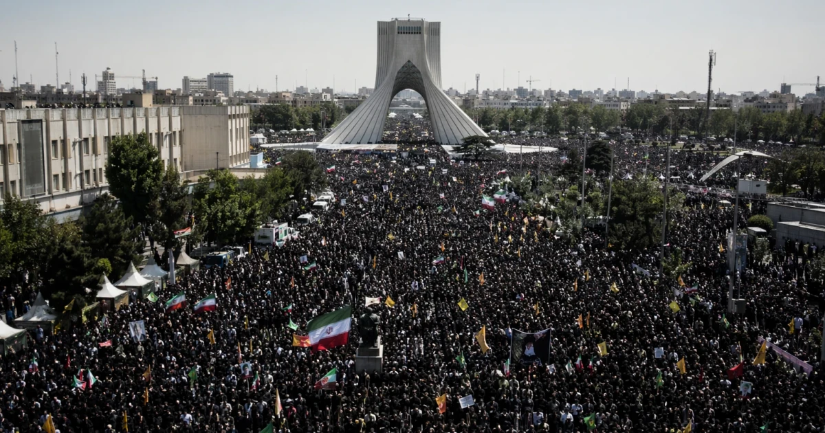 Huge crowds gather in Iran for slain Khamenei's burial rites