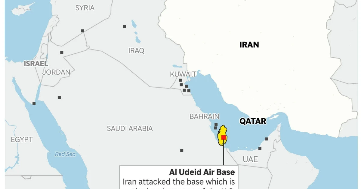 US strikes Iran as Tehran targets Bahrain, Kuwait and Qatar