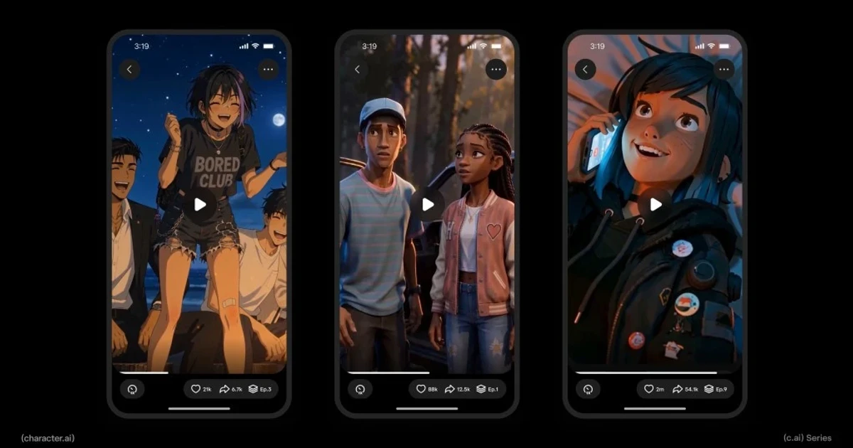 Character.ai launches interactive microdramas with chat-enabled characters