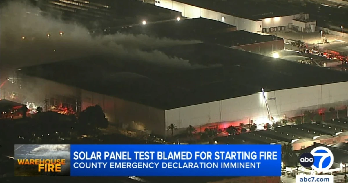Experts question air tests after massive Los Angeles warehouse fire