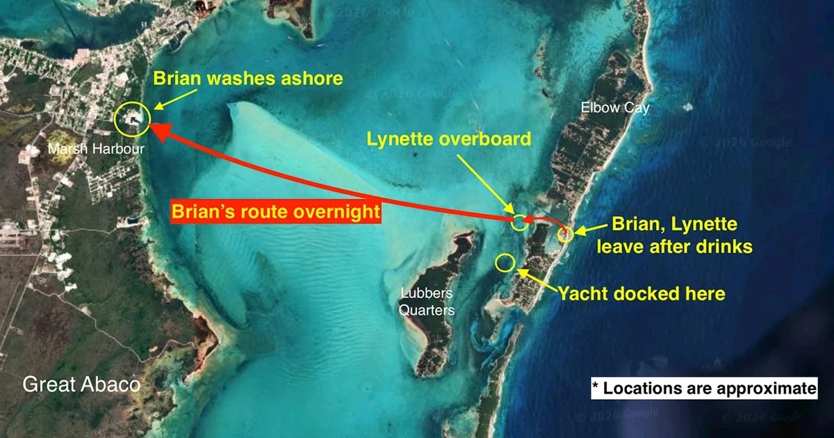 GPS data casts doubt on Michigan woman's Bahamas disappearance