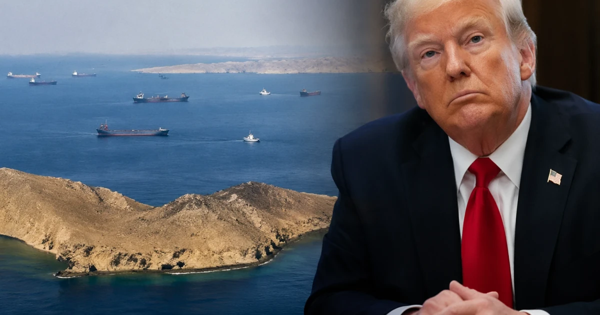 Trump presses Iran to declare Strait of Hormuz open to shipping