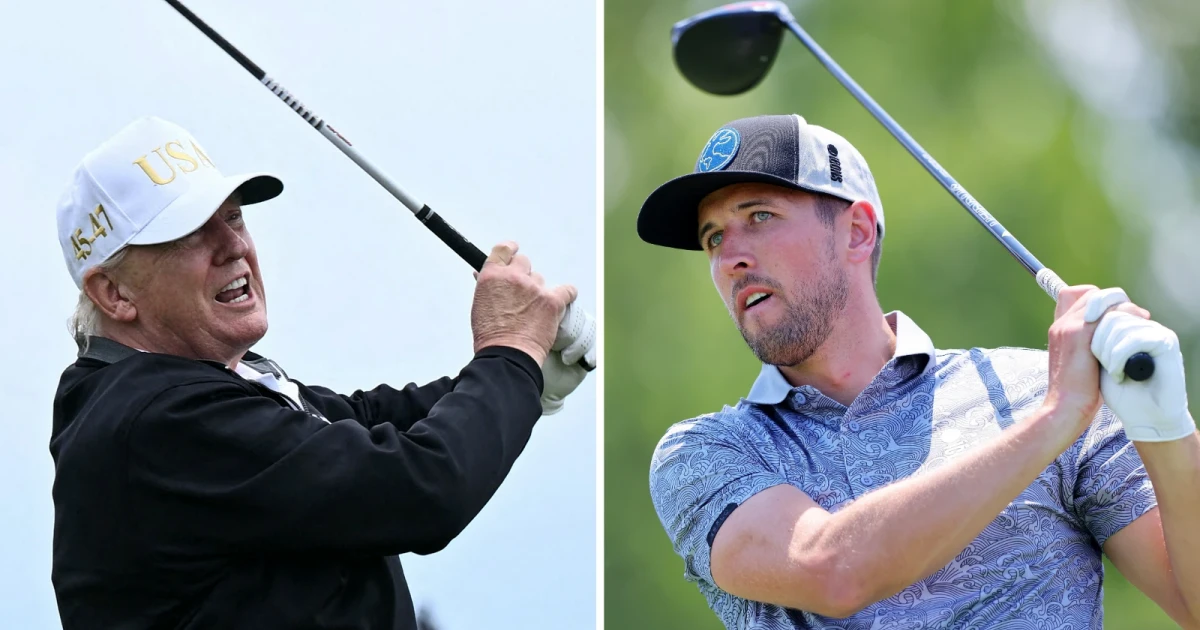 Harry Kane recalls surreal golf round with Donald Trump