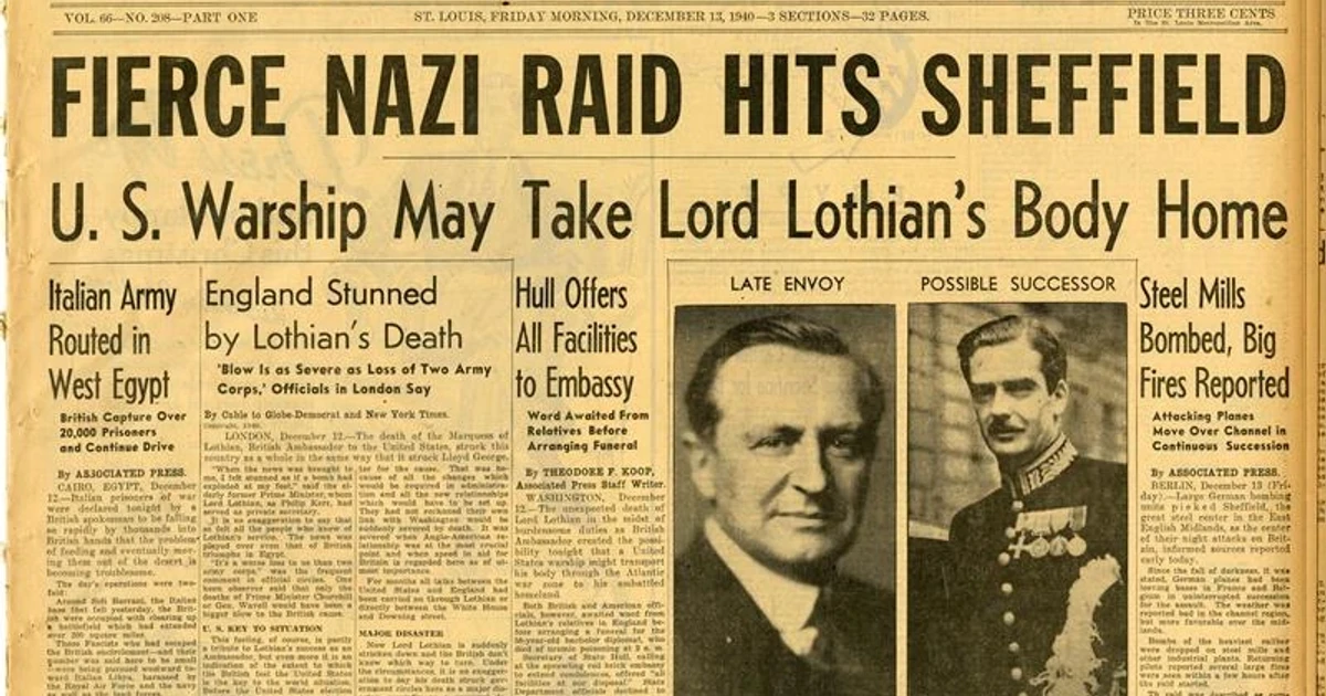Sheffield’s newspaper archives trace the city’s public memory back to 1787
