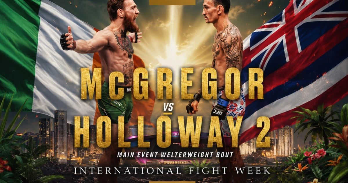 UFC 329 set for McGregor vs. Holloway rematch in Las Vegas