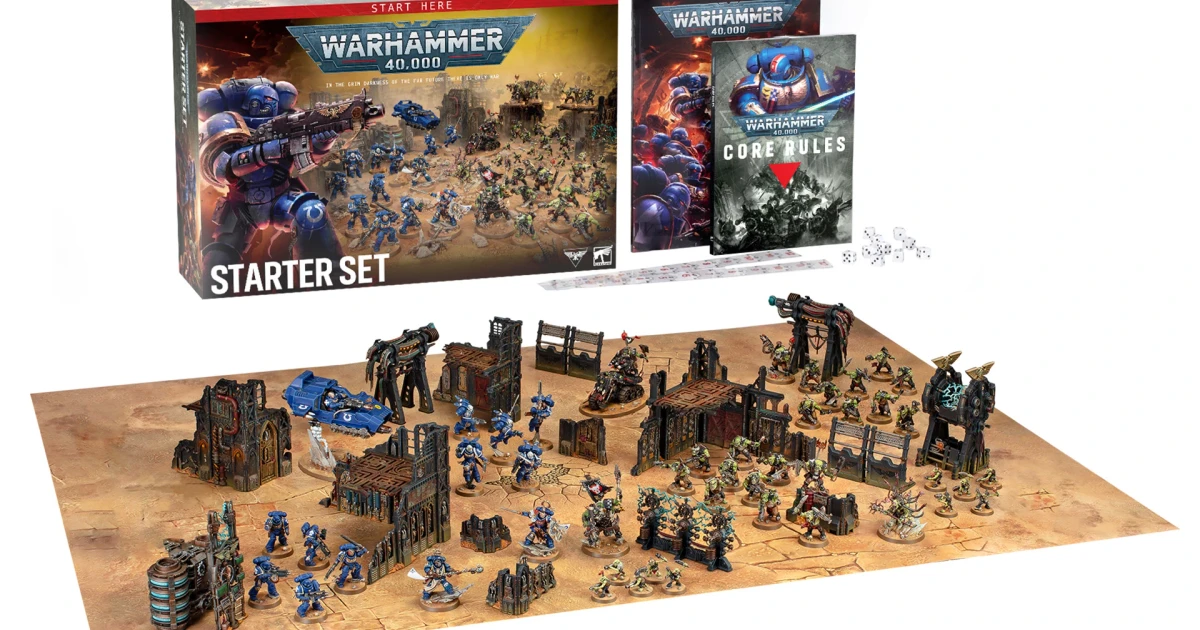 Warhammer 40,000 starter set brings Space Marines and Orks to newcomers