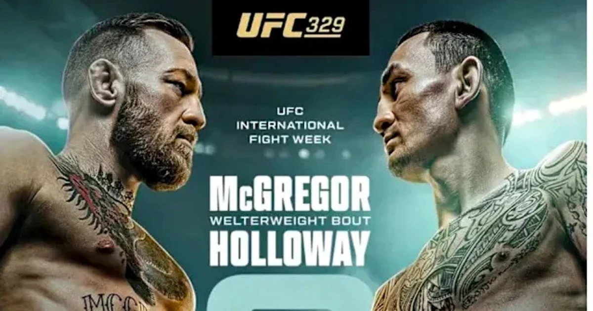 McGregor returns after five years for Holloway rematch at UFC 329