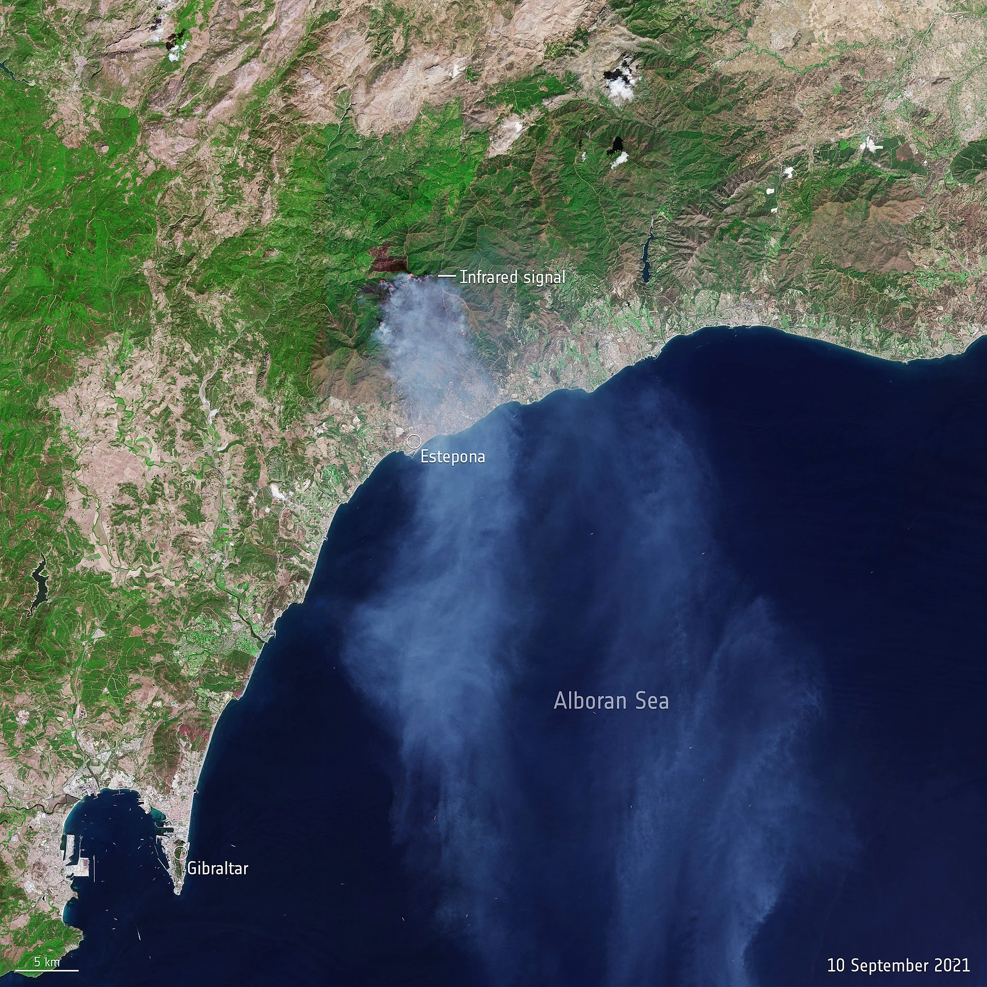 Spain wildfire — Wikimedia Commons