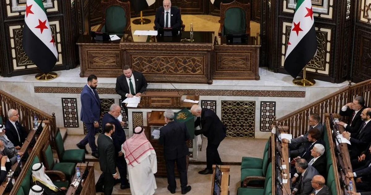 Syria's new parliament convenes, testing Sharaa's political transition