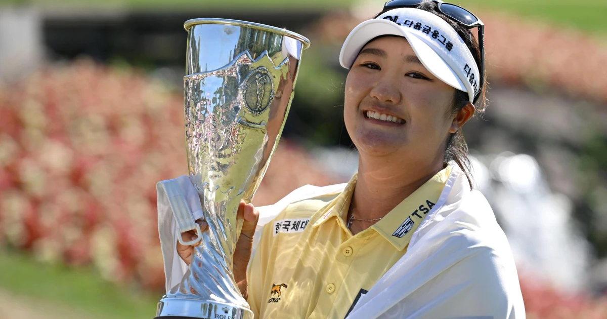 Haeran Ryu wins second straight major with Evian playoff victory