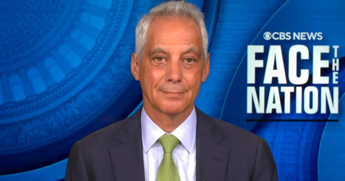 Rahm Emanuel calls for tougher U.S. stance on Israel alliance