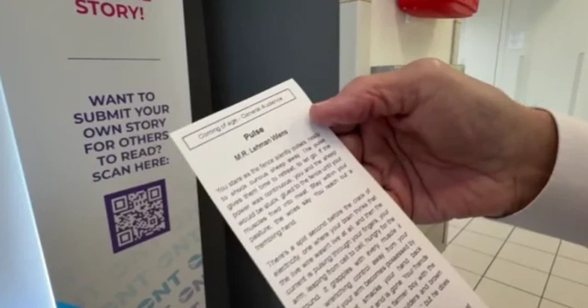 Ontario Airport installs free short-story dispensers for travelers