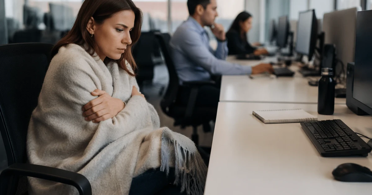 Why office temperatures feel colder for women, and others too