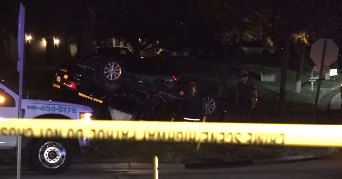 Ohio police chase through golf course ends in deadly crash and arrest