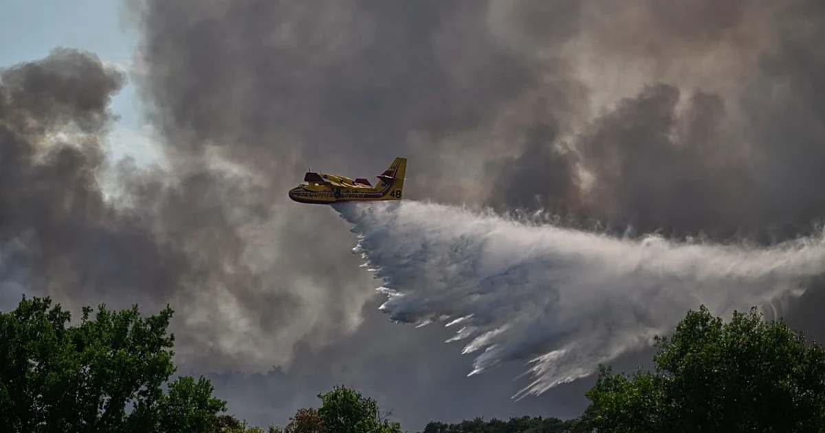 Heatwave-fueled wildfires near Paris force evacuations and arrests