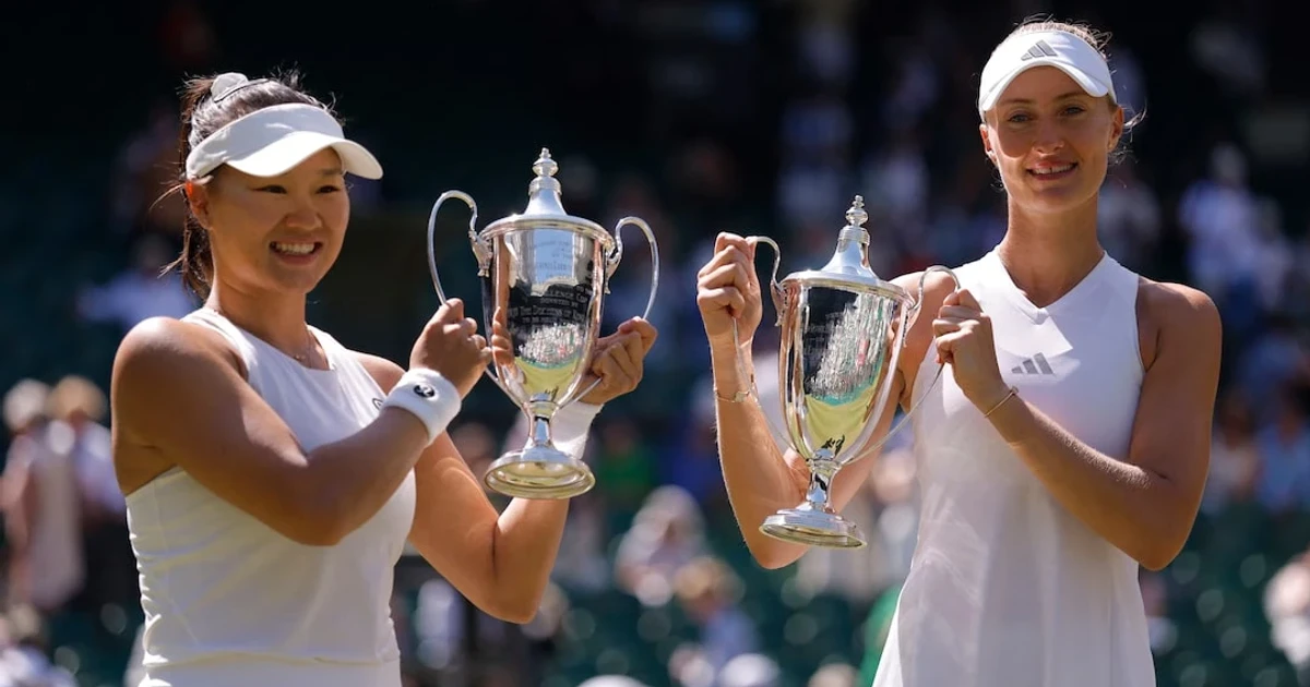 Mladenovic and Guo win Wimbledon women’s doubles title for first major triumph